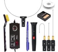 4 in 1 Hot Wire Foam Cutter, Afenau Hot Wire Cutter with 4 Interchangeable, Polystyrene Cutter, Polystyrene Cutting Tool for Foam Cutting, Detail Handling, DIY Crafts