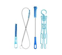 4 in 1 Hydration Bladder Cleaning Set - Universal Water Reservoir Cleaner, Long & Small Brushes, Big Brush for Bladder, Collapsible Hanger for Drying