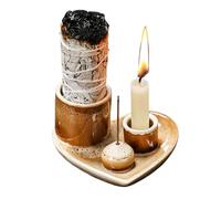 4 In 1 Incense Burner Holder, Palos Santo Holder, Sages Holder For Burning, Incense Holder For Sticks, Smudge Bowl, With Ash Catcher Tray Suit For Yoga Relaxation