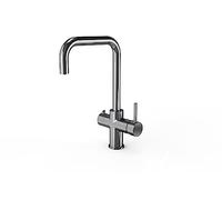 4 in 1 Instant Boiling Water Tap, Filtered Boiling & Cold Water Kitchen Tap, 2.4L Boiler Unit and Filter Set | Instant hot Drink 4 in 1 Tap (Chrome)