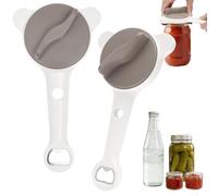 4-in-1 Jar Opener,Multi Function Adjustable Bottle Opener,Adjustable Three Claw Bottle Openers for All Jars, Beer Bottles & Cans