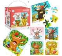 4 in 1 Jigsaw Puzzles (12, 16, 20, 24 Pieces) for 3 year olds 4 Seasons Dodo Children Early Learning Educational Gift for Boys and Girls