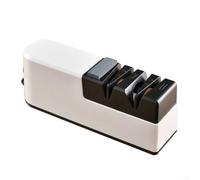 4 In 1 Kitchen Electric Sharpeners, 6.5 * 8.5 * 21cm Professional Electric Sharpener Diamond Wheel Sharpener For Most Kitchen Knives(A)