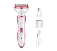 4 in 1 Ladies Grooming Device for Nose Ear Eyebrow and Facial Hair Removal Compact and Portable Hygienic Facial Hair Remover