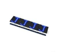 4 In 1 LED Dot for matrix Module With Microcontroller 5P Line For Arduino Red Yellow Blue Green Cascadable 64 Holes 3mm 12.8x12.8x1.3cm Working Voltage 5V(Blue)