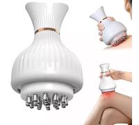 4 in 1 Leg Massager for Lymphatic Drainage,2025 New Hand Held Cleanse 4 in 1 Leg Massager for Edema,Portable Rechargeable with Heated Vibration,Compression Massage,19 Levels Speed Adjustable