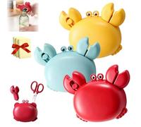 4-in-1 Magnetic Refrigerator Magnet with Scissors,Box Cutter,Bottle Opener, Crab Shaped Multi Tool, for Fridge Decor, Portable Household Multi Tool (3pcs-Mix)