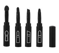 4 in 1 Makeup Brush Creative Black Plastic Cosmetic Brush