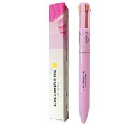 4 in 1 Makeup Pen Multifunctional Makeup Pencil from Eyeliner, Lip Liner, Brow Pencil, and Highlighter, Easy-To-Apply ＆ Compact Accessories for Travel Style 2, 4 In 1