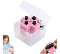 4 in 1 Math Roller Stamp and Addition Subtraction Multiplication Division Tool,Randomized Digital Teaching Accessory for Kids Learning,Refillable Ink Included for Classroom or Home Practice