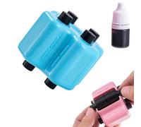 4 in 1 Math Roller Stamp for Math Teacher Kids,Addition,Subtraction, Multiplication & Fill-In-The-Blank Practice Tool for Kids, Classroom & Home Use (blue)