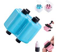 4 in 1 Math Roller Stamp, Math Stamp Roller, Addition Subtraction Multiplication Division Practice Within 100, Reusable Roller Digital Teaching Stamps W/Refill Ink, Classroom & Home Use (Blue)