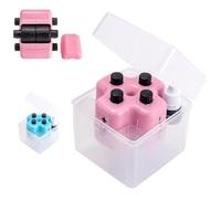 4 in 1 Math Roller Stamp, Math Stamp Roller, Randomized Addition, Subtraction, Multiplication & Fill-in-the-Blank Practice, Roller Digital Teaching Stamps W/Refill Ink, Classroom & Home Use (Pink)