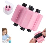 4 in 1 Math Roller Stamp Set,4 in 1 Math Roller Stamp Set for Kids,MathStamp Rollers,Reusable Addition Subtraction Multiplication Division Practice Tool - Teacher Stamps for Classroom & Homeschool