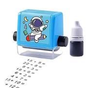 4 in 1 Math Roller Stamp Set,Addition Subtraction Multiplication Division Practice Stamps, Tool,Math Randomi Problem Rollers