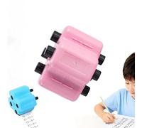 4 in 1 Math Roller Stamp Set, Addition Subtraction Multiplication Division Practice Tool, Upgraded Randomized Digital Roller Stamps with Refill Ink, Refillable Reusable Fun Math Gift (TypeA)