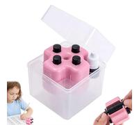 4 in 1 Math Roller Stamp Set, Math Stamp Roller, Addition Subtraction Multiplication Division Practice Tool, Rollers Digital Teaching Stamps with Refill Ink, Classroom & Home Use