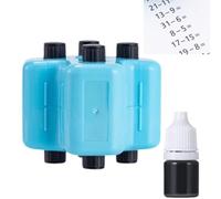 4 in 1 Math Roller Stamp Set,Reusable Magic Maths Roller Stamp with Ink for Addition Subtraction Multiplication Division Practice,Clear Print Math Teacher Stamp for Preschool&Elementary Learning(Blue)