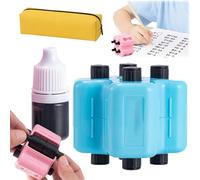 4-in-1 Math Stamp Roller, Addition Subtraction Multiplication Division Practice Tool, Smart Math Roller Stamps, Brain Improvement Device for Kids, for Preschool & Elementary Learning (1PC-B)