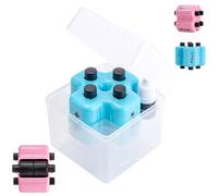 4 in 1 Math Stamp Roller, Math Stamp Roller, Multiply Divide Addition Subtraction Maths Math Roller Stamp with Ink for School Teaching Supplies (Blue)