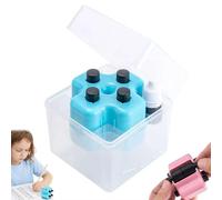 4 in 1 Math Stamp Roller, Multiplication & Fill-in-the-Blank Practice, Addition Subtraction Multiplication Division Practice Tool, Refillable Reusable Math Stamp