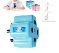 4 in 1 Math Stamp Roller, Roller Digital Teaching Stamp, Math Equation Practice Stamps, Addition, Subtraction, Multiplication, Division, for Students Parents Tutors Classroom Home School Summer Camp