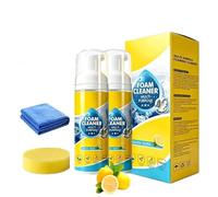 4-in-1 Multi-Enzyme Foam Cleaner, 2026 Upgrade Multipurpose Car Interior Foam Cleaner, Rinse-Free FoamCleaner All Purpose Cleaning Spray for Vehicle, Kitchen, Bathroom, Sofa (2PCS)
