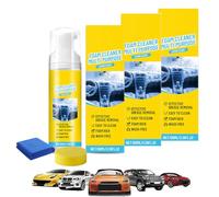 4-in-1 Multi-Enzyme Foam Cleaner, Car Interior Cleaner, Deep Cleaning for Car Interior, Kitchen, Bathroom & Sofa, Heavy-Duty Grease & Stain Remover, Suitable for Vehicle Interior, Home Use (3pc)