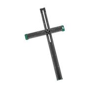 4 in 1 Multi Function T Square Measuring Tool with Corner Finder for Woodworking Metal Measurement and Marking Portable Workshop Square