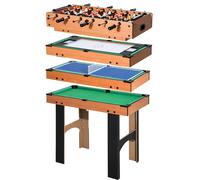 4 in 1 Multi Games Table Hockey Foosball Mini Billiards Pool Table Set 2 Types