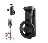 4-in-1 Multifunctional 360° Rotation Magnetic Selfie Stick, 2025 New Extendable Aluminum Alloy Tripod & Phone Holder with Wireless Bluetooth Control (1pcs)