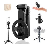 4-in-1 Multifunctional 360° Rotation Magnetic Selfie Stick, 2025 New Portable Travel Phone Tripod with Bluetooth Remote Control for All Mobile Phones Video Recording & Vlogging (1 Pc)
