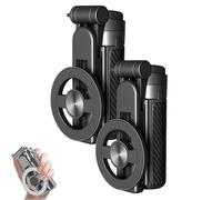 4-in-1 Multifunctional 360° Rotation Magnetic Selfie Stick, with Wireless Detachable Remote Control, for iPhone & Android (2pcs)