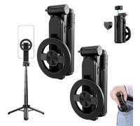 4-in-1 Multifunctional Magnetic Selfie Stick, 2025 New 360° Rotation Phone Tripod with Wireless Bluetooth Control, Portable Pocket Mini Camera Tripod for iPhone & Android, Portable Travel (2PCS)