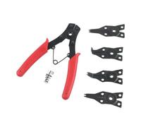 4 in 1 Multifunctional Snap Rings Decorative Pliers Crimp Tool Internal External Rings Remover Remover Gyro Pliers Ergonomic Carbon Steel Snap Disc Retains
