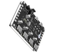 4 In 1 Multiple Power Supply Adapter USB 2.0 Hubs With Colorful LED For PC Laptop Keyboards Desktop Accessories Computer Adapter