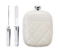 4-in-1 Nail Clippers Set Hand Grooming Tool Curved Nail Scissors with Case - For Travel Men Father Elderly Workplace Home