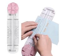 4 in 1 Paper Cutter, 4-in-1 Multi-Function Bidirectional Paper Trimmer, Equipped with Straight, Wave, Perforated & Creasing Blades for A4/Photo/Card, Scrapbooking Tool