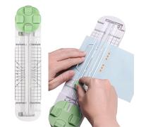 4 in 1 Paper Cutter, 4-in-1 Multi-Function Bidirectional Paper Trimmer, Equipped with Straight, Wave, Perforated & Creasing Blades for A4/Photo/Card, Scrapbooking Tool