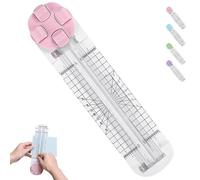 4 in 1 Paper Cutter,4-in-1 Multi-Function Paper Trimmer, with Straight Wave Perforated Creasing Blades for Craft Paper Cardstock Photo Cutting, Scrapbooking Tools for DIY Art-A