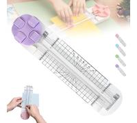 4 in 1 Paper Cutter,4-in-1 Multi-Function Paper Trimmer, with Straight Wave Perforated Creasing Blades for Craft Paper Cardstock Photo Cutting, Scrapbooking Tools for DIY Art-D