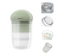 4 in 1 Pill Tablet Cutter,Crusher, Portable Pill Splitter for Vitamins, Pet Medicine & Tablets,Cutting, Storage, Crusher, Cup,Tablet Pill Dispenser per Elderly,Child,Dog,Cat,Pet,Travel (Green)