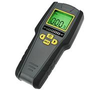 4-in-1 Pinless Moisture Meter, Digital LCD with Tricolor Bar Graph for Drywall, Masonry, Softwood and Hardwood w/Auto Calibration & Alarm