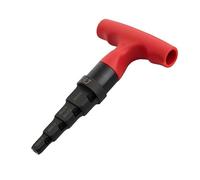 4-in-1 Pipe Deburring & Internal Chamfer Tool | Rotary Ratchet Reamer with 15-32mm Precise Fit for Metal Plumbing Installation