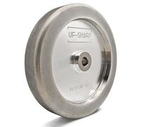 4 in 1 Plus CBN Grinding Wheel 8 inch, 1.5" Wide, 5/8" Arbor, 1/4" Radius for Sharpening Woodturning Tools、HSS Tools (600 Grit)