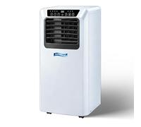 4-in-1 Portable Air Conditioner 12000 BTU Smart WiFi Remote Control, 24 Hour Timer & Window Venting Kit Powerful Mobile AC Unit for Home Office 30m2 Energy Effi, White, 12000 BTU