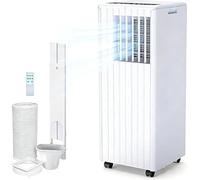 4-in-1 Portable Air Conditioner 7000BTU, Cooling & Fan & Dehumidifier & Sleep Mode Function,Smart Control & Quiet Cooling, Powerful Air Conditioning, Window Venting Kit & Remote for Home Office