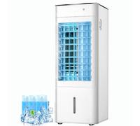 4-in-1 Portable Air Conditioner with Heater, 7000 BTU Evaporative Cooler & Humidifier, Remote Control, 12H Timer, 3 Speeds, 120 Oscillation for Home Office Use, No Hose Needed