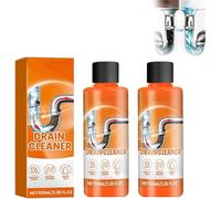 4-in-1 Powerful Pipe Unclogging Powder - Sink and Drain Cleaner Spray, Pipeline Dredging Agent, Deeply Cleaning, for Toilet Kitchen Bathroom Shower (2 Pcs)