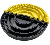 4 in 1 Professional Original Tortilla Sealer and Quesadilla Maker, Sizes 4"+6"+8"+10" Fully Removable Presses for Tortillas Burritos, Tacos, Dumplings & Calzone, Dishwasher Safe, 4 molds sizes